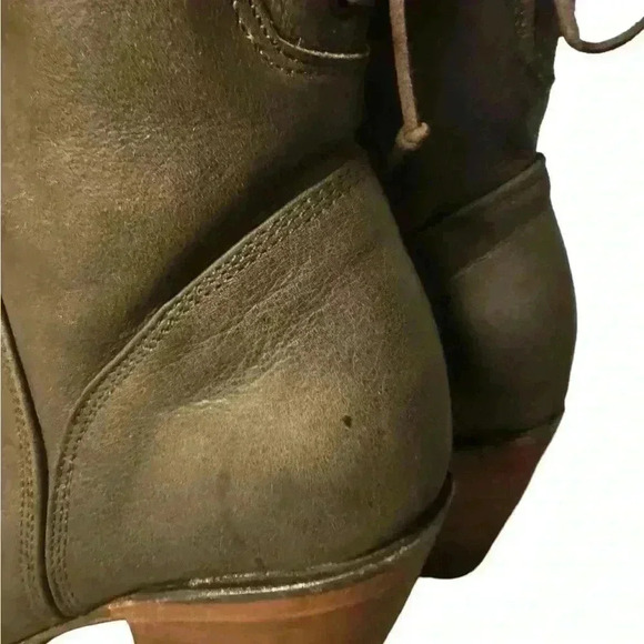 Big bull Woman’s casual short boots brown leather comfortable - Picture 8 of 10